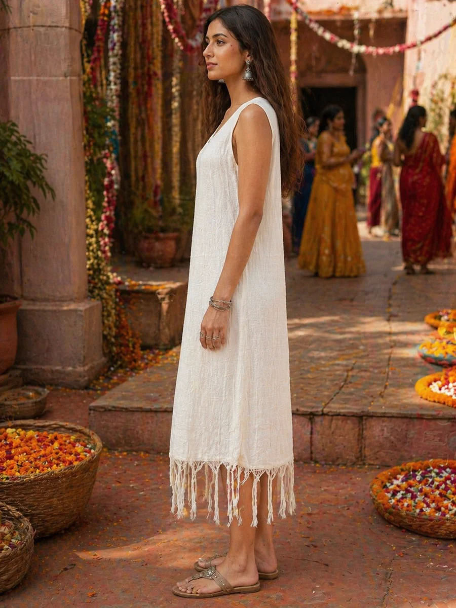Maati Fringe Dress